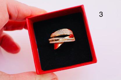 Anillo de coctel en oro