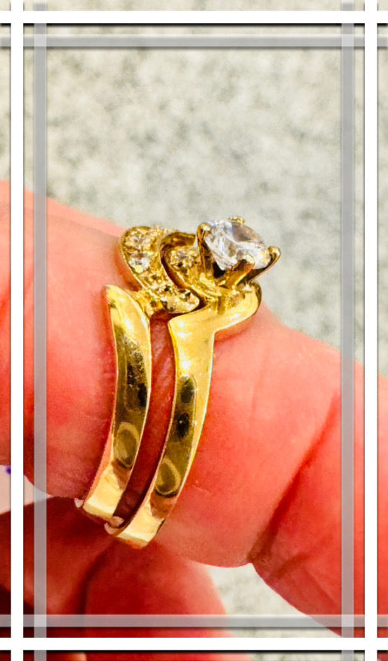 Anillo compromiso de oro