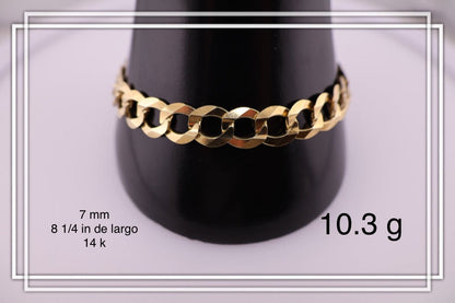 Pulsera de oro en 14k