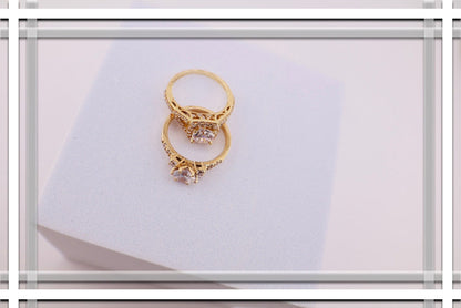 Anillo de compromiso halo