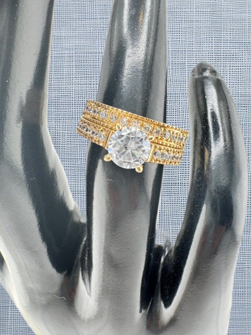 Anillo de compromiso eternidad reforzado