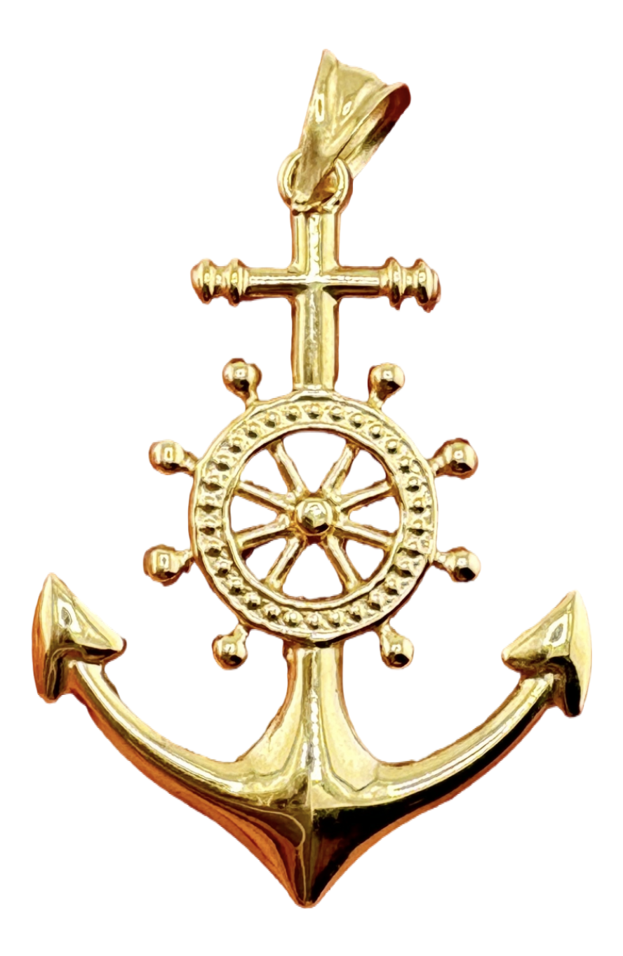 Dije de cadena con ancla
