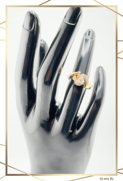 Anillo de compromiso de oro