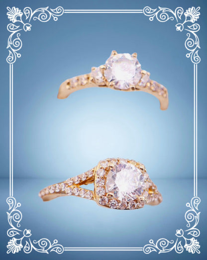 Anillo de compromiso halo