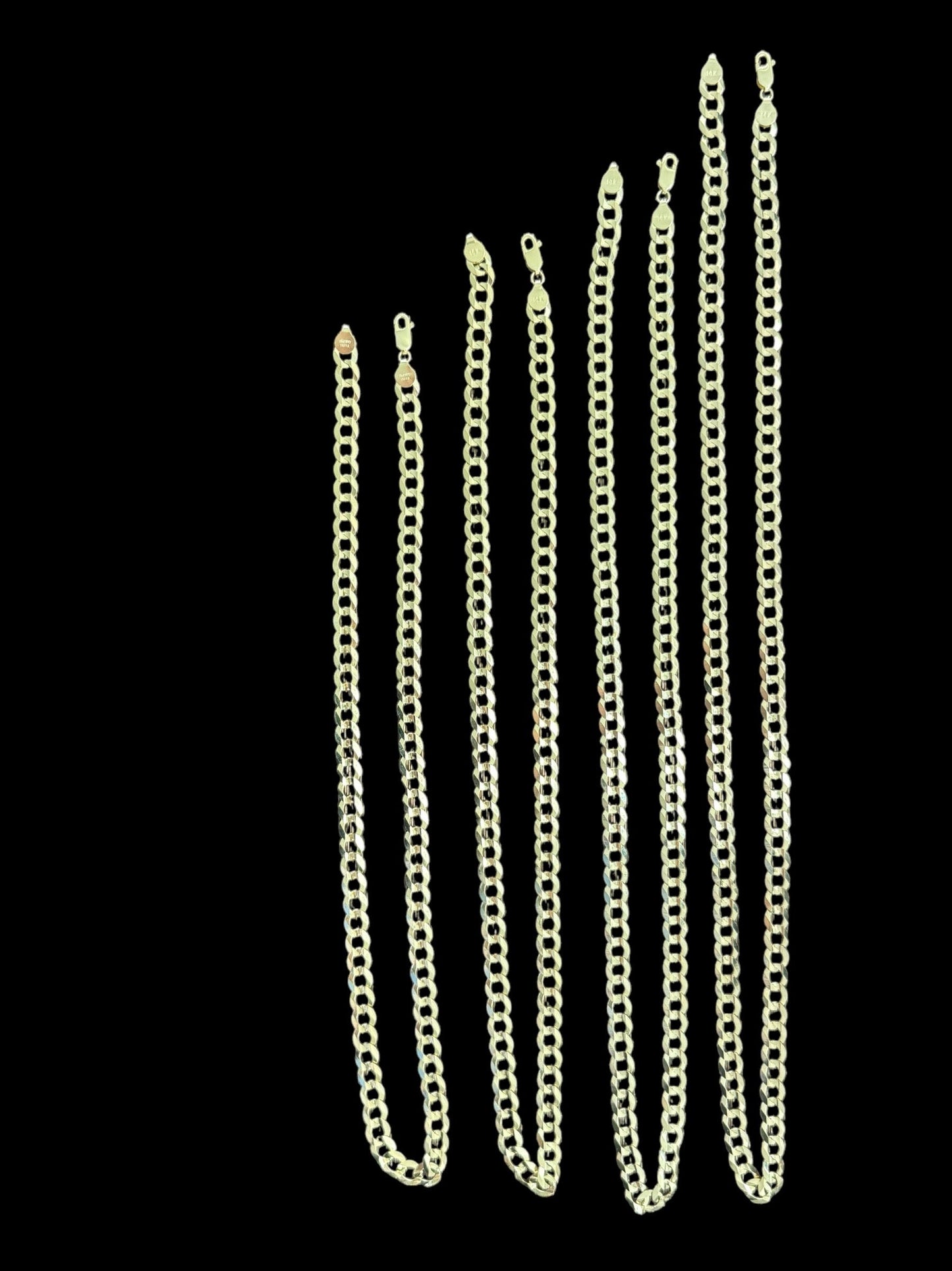 Cadena cubano italiana 7.1 mm