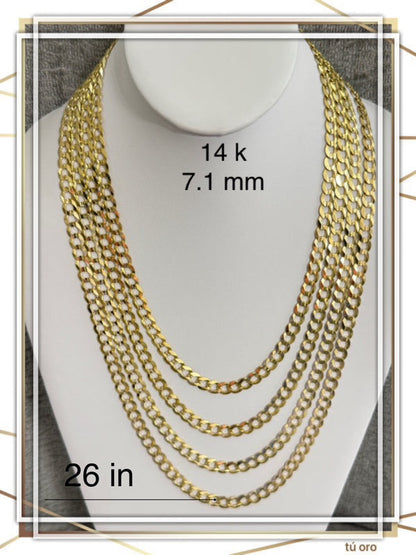 Cadena cubano italiana 7.1 mm