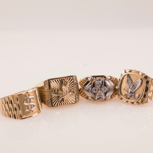 Anillo para hombre de sellos