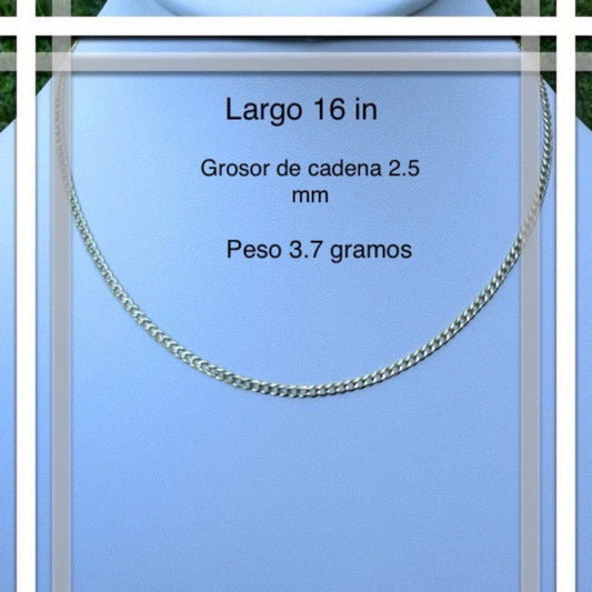 Cadena cubana italiana 2.5mm
