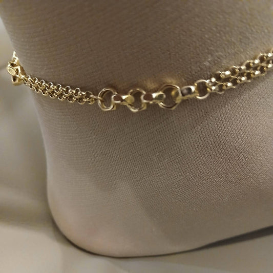 Tobillera de oro.