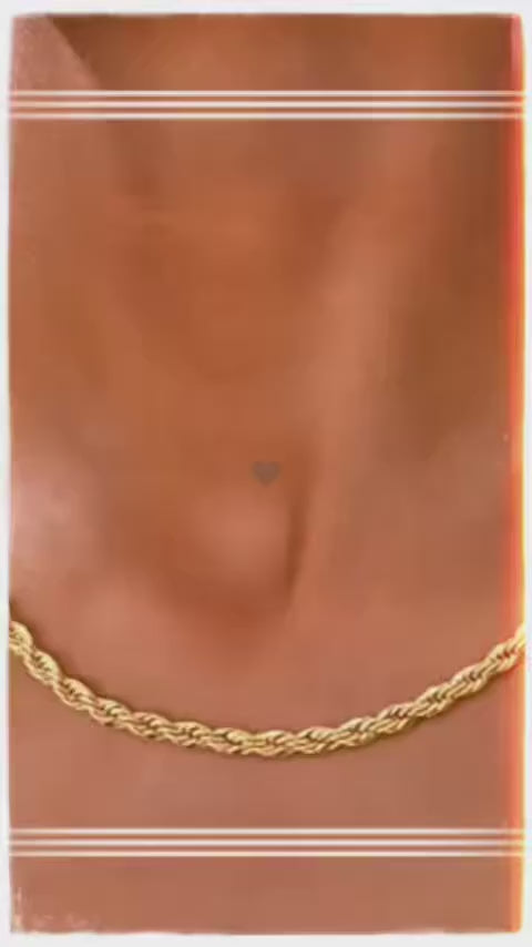 Cadena torzal de oro