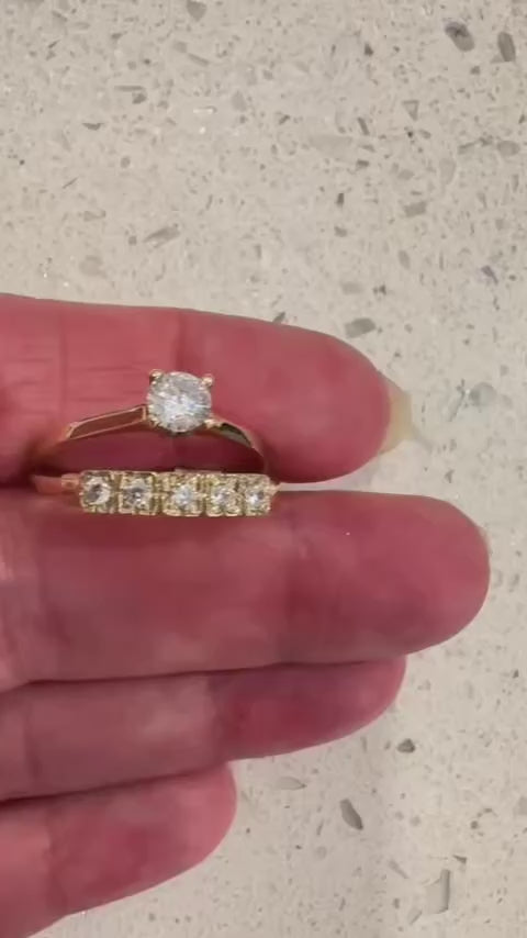 Anillos de compromiso tradicional cubano 