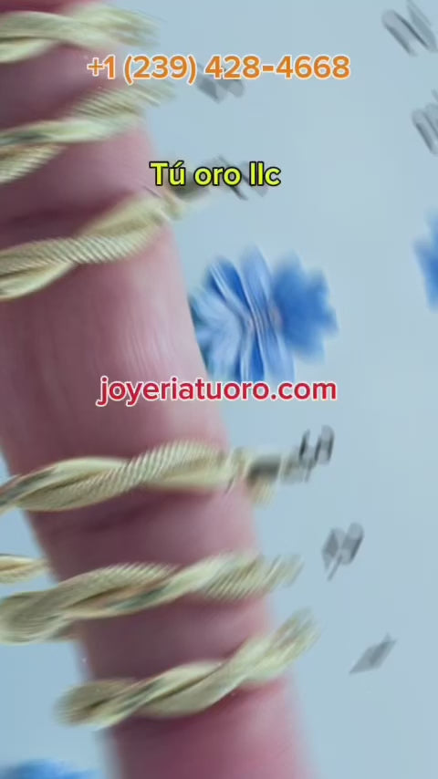 Aretes retorcidos lisos y satinados