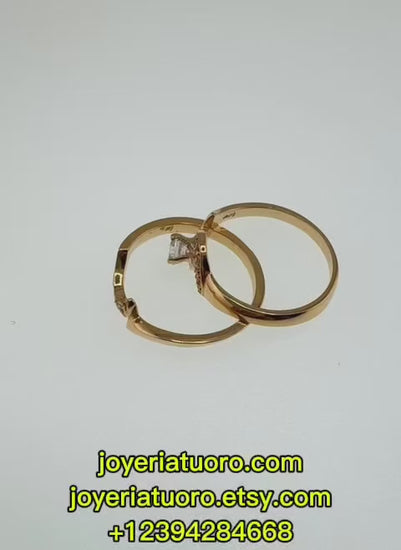 Anillo compromiso de oro