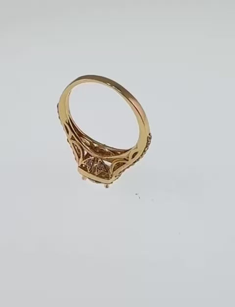 Anillo de compromiso halo