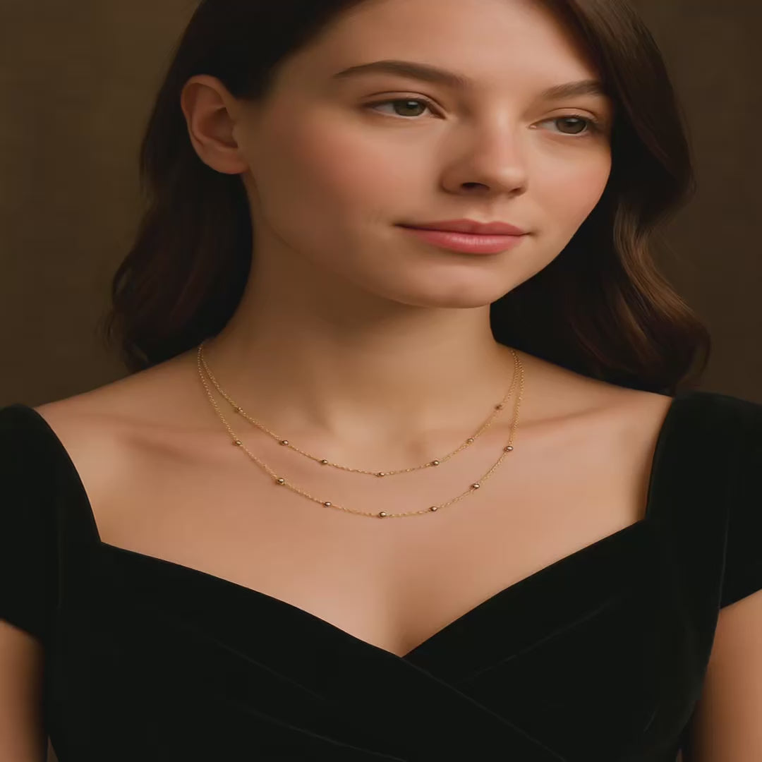 Collar de oro para mujer