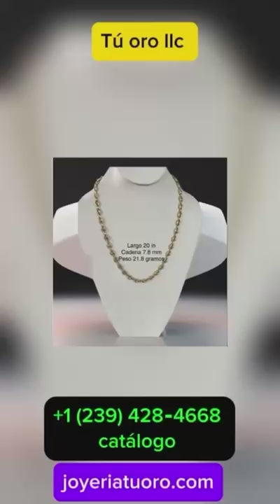 Cadena de oro gucci