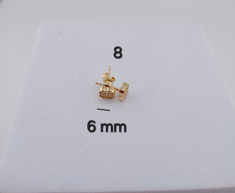 Aretes pegados
