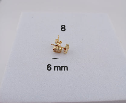 Aretes pegados