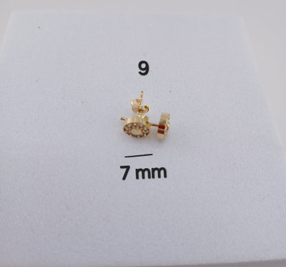 Aretes pegados