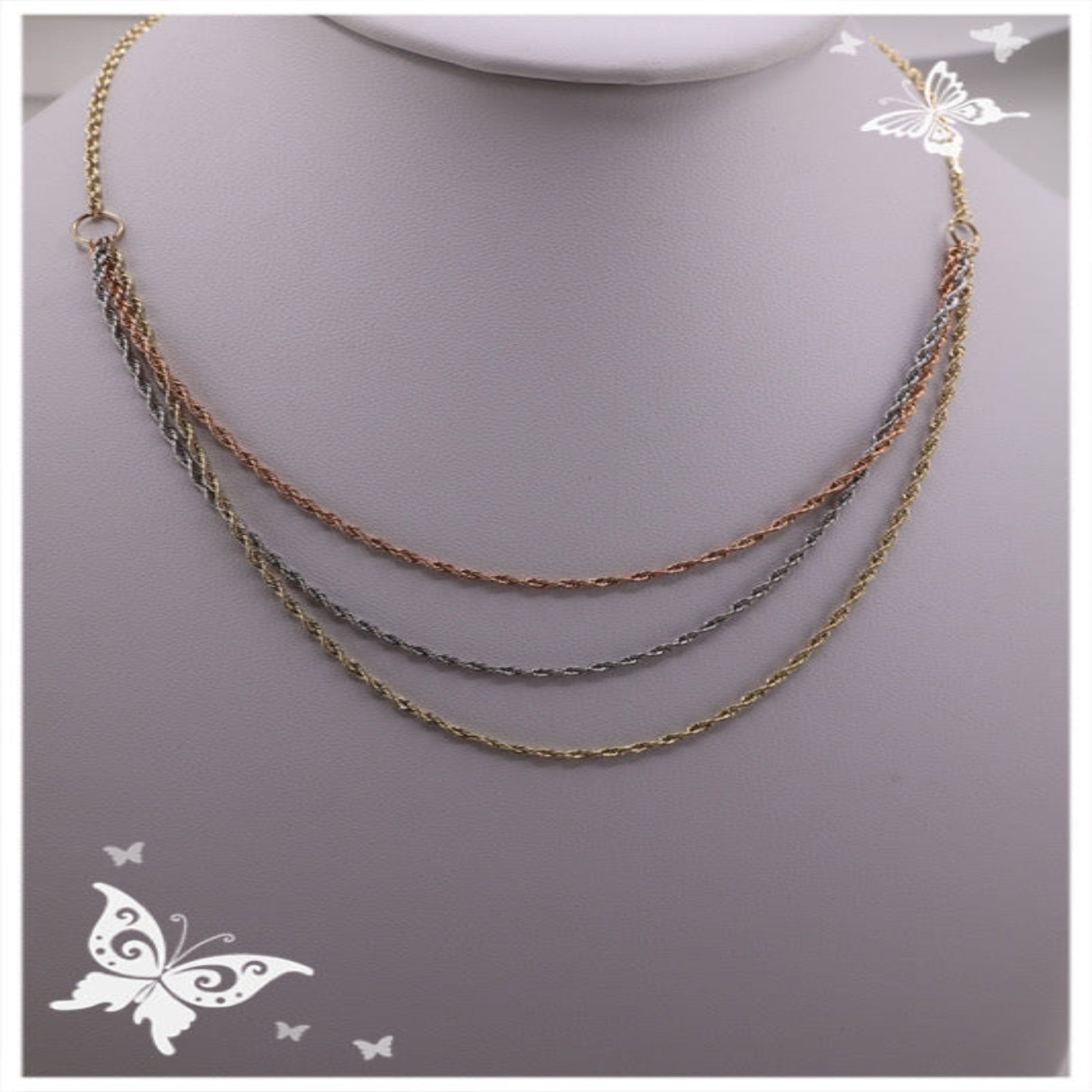 Collar de oro para mujer